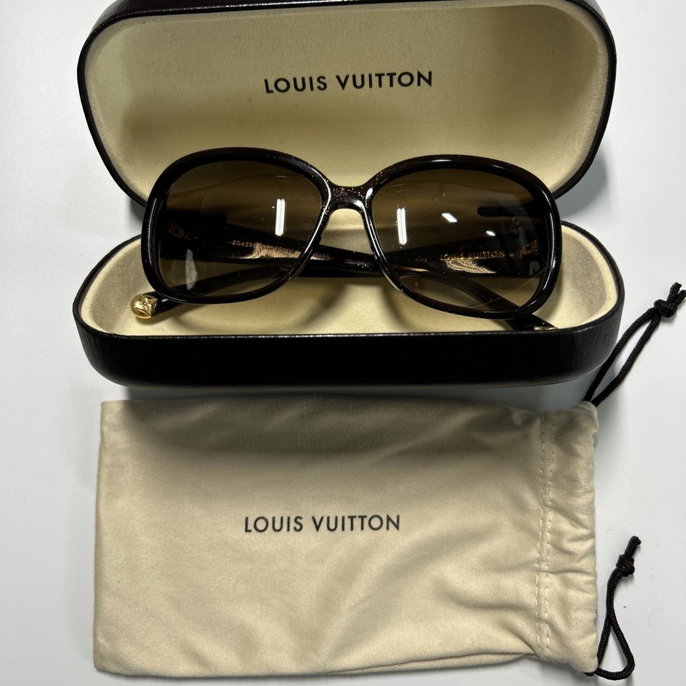 Louis Vuitton Obsession Authentic Brown Glitter Z0459E